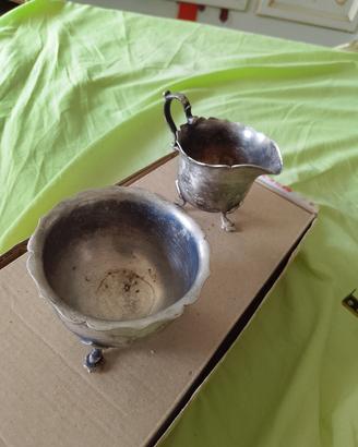 VINTAGE LATTIERA E ZUCCHERIERA