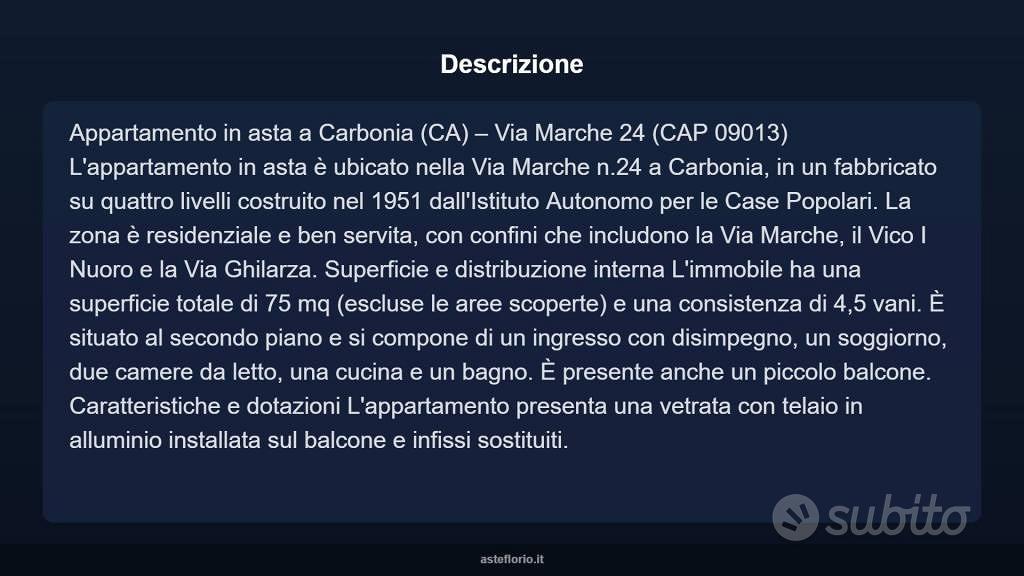 Appartamento – Carbonia, Rinascita, Serbariu - Vista 4