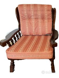 Poltrona in legno 1 posto