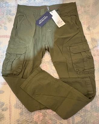 🪖 Pantaloni Verde Militare – Cargo da Collezione