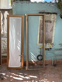 Finestre in alluminio bronzato