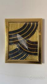 Set 3 quadri piume vere