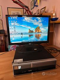 Asus Desktop Barebone P3-P5G31 e monitor Acer