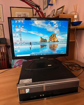 Asus Desktop Barebone P3-P5G31 e monitor Acer