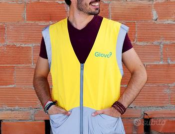 GILET Glovo M bike EDIZIONE LIMITATA Nuovo