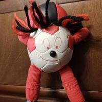 Mascotte football rossonera e Spilla A.C. Milan