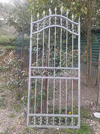 cancello un anta ferro zincato 