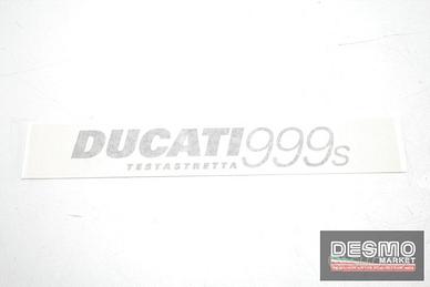 Adesivo Decal destro Ducati gialla “Ducati 999s Te