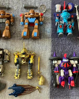 Collezione completa Robot FEUDALS anni '80 Giochi