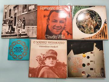 Lotto 6 Vinili  33/45 Giri Musica Italiana Anni 70