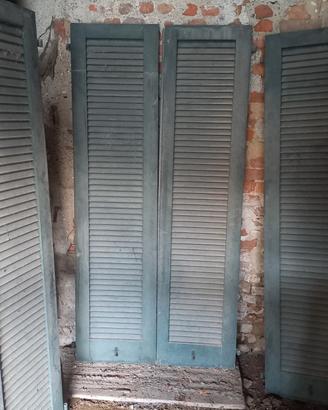  coppia di persiane esterne in legno 