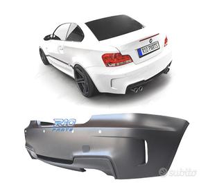 PARAURTI POSTERIORE BMW E82 E88 07-13 LOOK 1M PDC