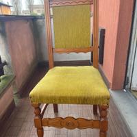 N. 6 sedie da pranzo imbottite