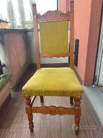 N. 6 sedie da pranzo imbottite