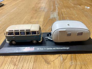 Pulmino VW T1 BUS SAMBA CON ROULOTTE SCHUCO