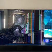 Tv Q Led 65” Samsung schermo rotto