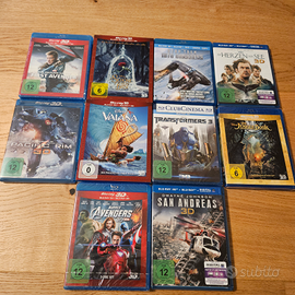 Collezione 10 Blu-ray 3D ottimi e nuovi