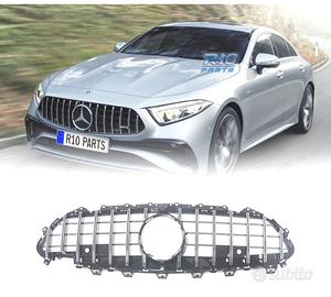 GRIGLIA PER MERCEDES W257 18-24 LOOK GTR NERO CROM