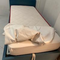 Letto singolo con cassettone