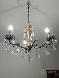 Lampadario e 2 abatjour