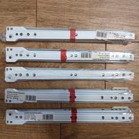 5 Guide cassetto 30cm bianche 