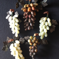 Collezione di grappoli d'uva in pietra dura