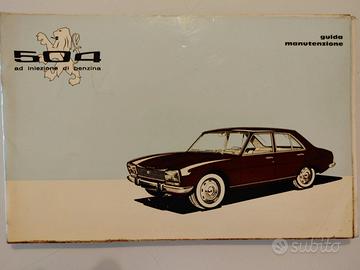 MANUALE PEUGEOT 504 GUIDA MANUTENZIONE