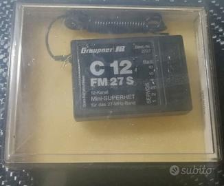 VINTAGE Ricevente Graupner C12 GR2727