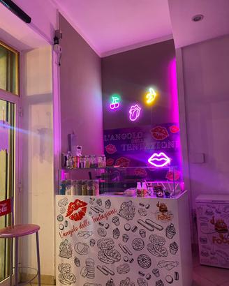 Bancone crepes con piastra a gas