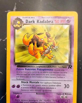 Carta Pokemon Dark Kadabra n.39/82 Team Rocket