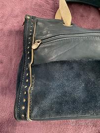 Borsetta Mandarina Duck in pelle e camoscio