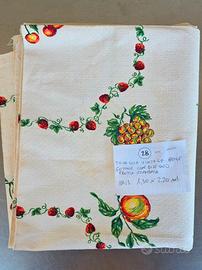 Tovaglia vintage beige stampa frutta-(28-biancher