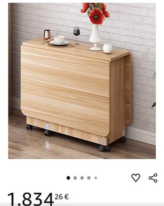 Tavolo pieghevole soggiorno-cucina-altro