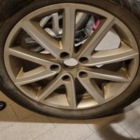 Cerchi 17 pollici+gomme invernali Nokian 225 55 17