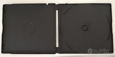 Custodie CD DVD e Blu Ray da 4 mm. nere