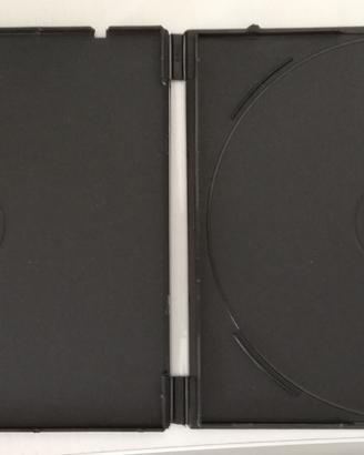 Custodie CD DVD e Blu Ray da 4 mm. nere