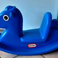 Cavallo a dondolo e triciclo