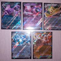 Lotto di 5 Carte Pokemon Ita Rare Holo Ex Rivali