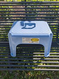 SGABELLO Livarno Home con maniglia 150kg azzurro