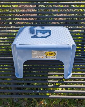 SGABELLO Livarno Home con maniglia 150kg azzurro