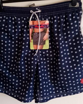 Costume Australian blu a pois 