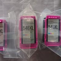 Lotto 3 cartucce colore 546xl Canon compatibili