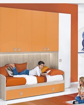 Cameretta mondo convenienza + 1 materasso singolo
