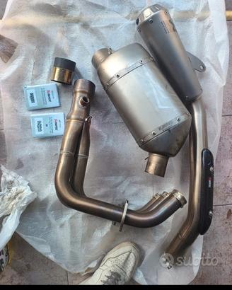 scarico completo Akrapovic MT09 
