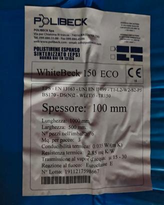 pannelli polibeck EPS cappotto/isolamento