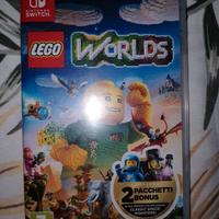 NINTENDO SWITCH GIOCO LEGO WORLDS CON 2 PACK BONUS