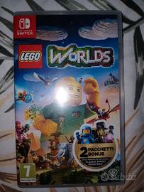 NINTENDO SWITCH GIOCO LEGO WORLDS CON 2 PACK BONUS