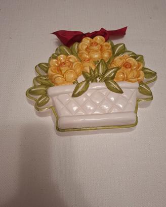 Formella grande da appendere fiori