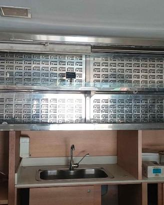 frigorifero inox 4,5 metri con motore esterno