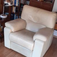 Poltrona Relax in pelle